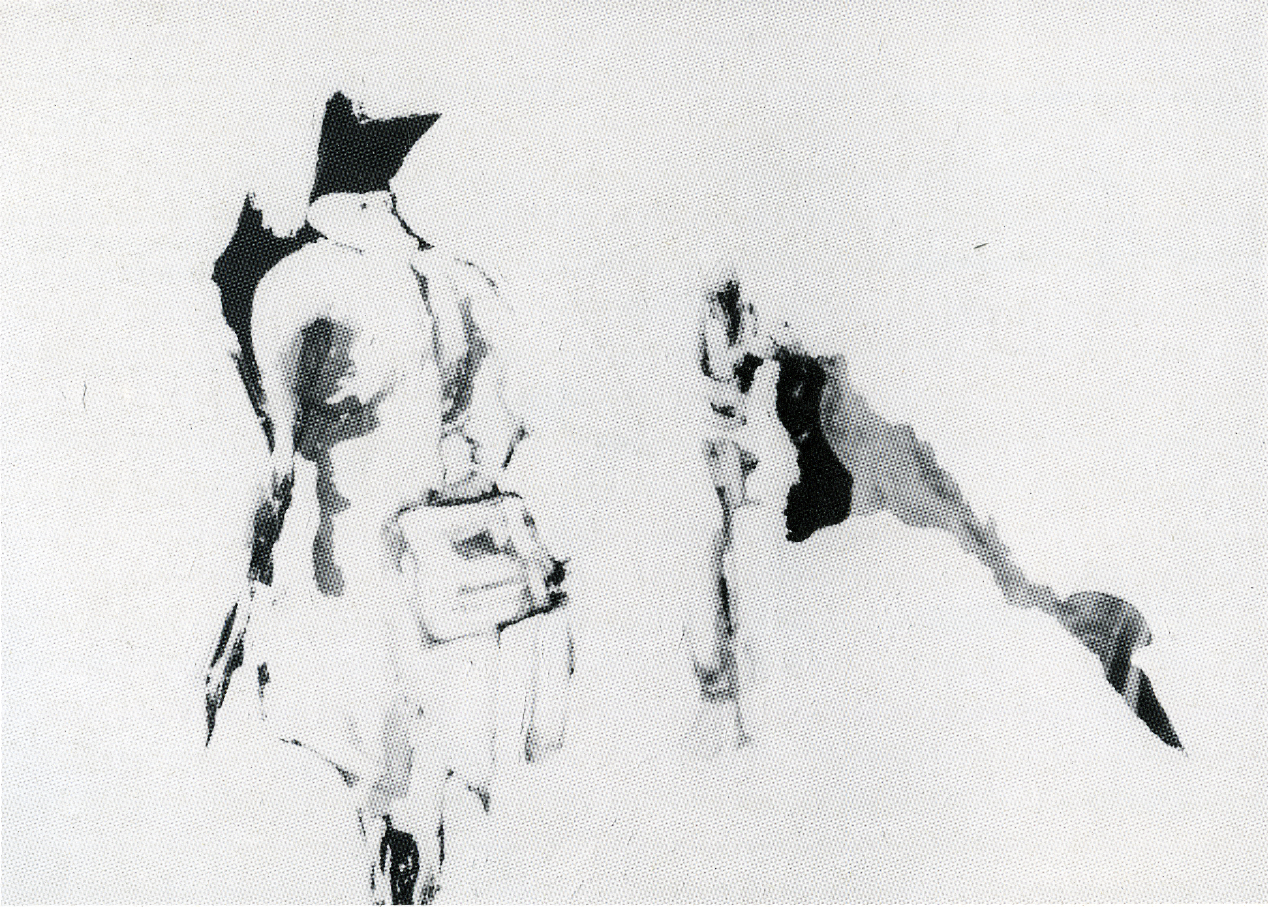 Emilio Isgró, Rettangolo Patetico, 1987. Emilio Isgró, Rettangolo Patetico, 1987.