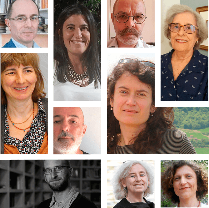 Mosaïque de portraits des membres du comité éditorial