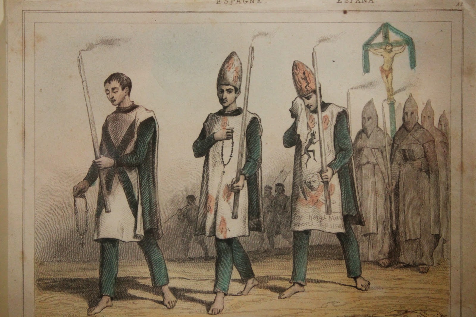 Men condemned to wear the San Benito Men condemned to wear the San Benito