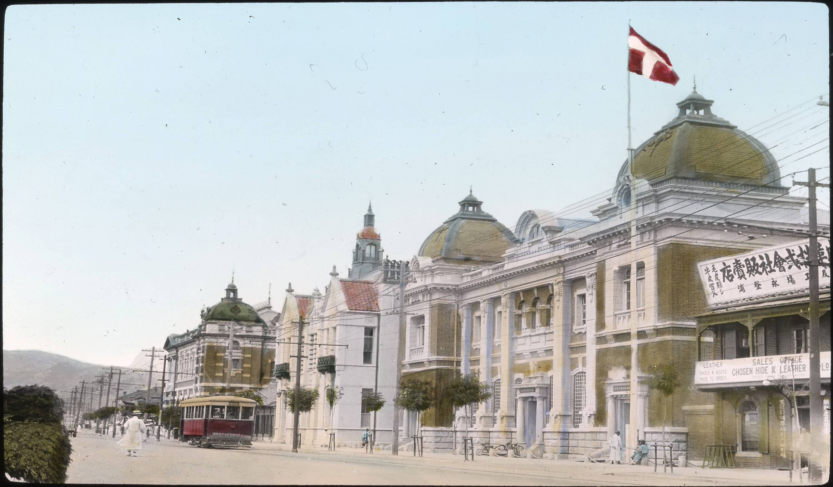 Seoul colonial, scène de rue au début (1908-1912) Seoul colonial, scène de rue au début (1908-1912)