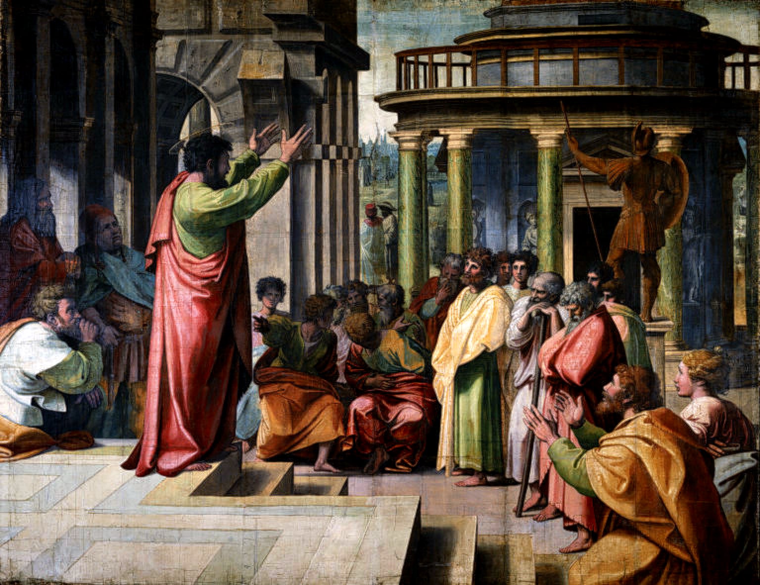 Saint Paul prêchant à Athènes, Raphael, Victoria and Albert Museum, Londres