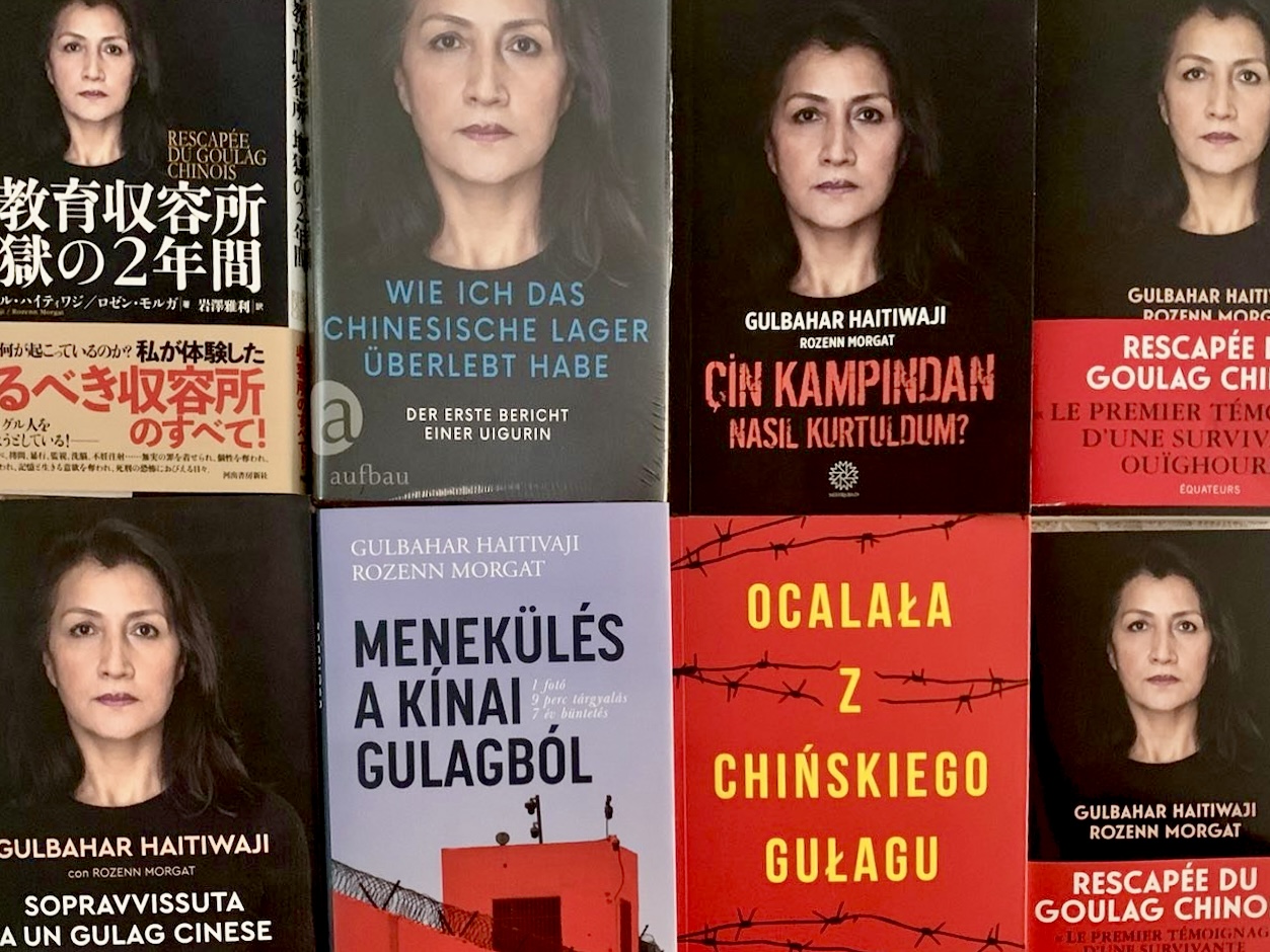 Rescapée du goulag chinois de Gulbahar Haitiwaji et Rozenn Morgat, en différentes traductions. © Éditions des Équateurs Rescapée du goulag chinois de Gulbahar Haitiwaji et Rozenn Morgat, en différentes traductions. © Éditions des Équateurs