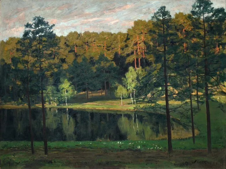 Walter Leistikow, Märkische Landschaft, Circa 1897.