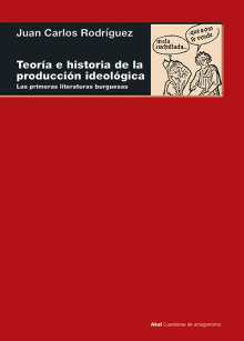 Couverture du livre de Juan Carlos Rodriguez, Teoría e historia de la producción ideológica