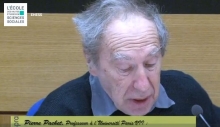 Pierre Pachet (1937-2016) au colloque « Lefort et la pensée du politique » organisé à l’EHESS les 7-8 mars 2012
