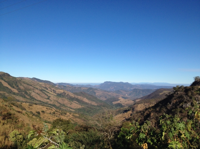 La région de la Tierre Caliente, dans l’état du Michoacan, où se déroule la plus grande part de mes recherches (2014).