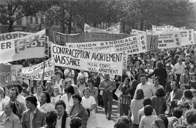 Manifestation pour la contraception et l'avortement
