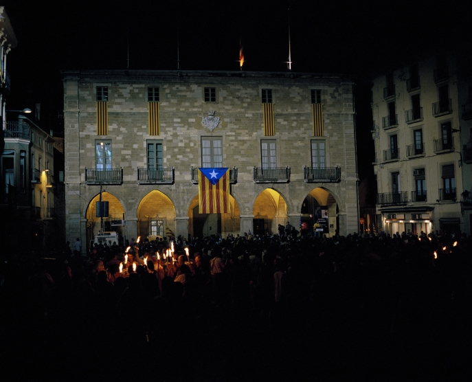 Desfile de las antorchas. Manresa, 2013