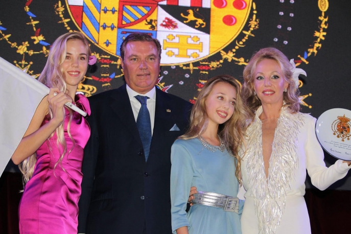 La famiglia reale ai festeggiamenti del 25° anniversario del Movimento neoborbonico, Napoli 3 novembre 2018