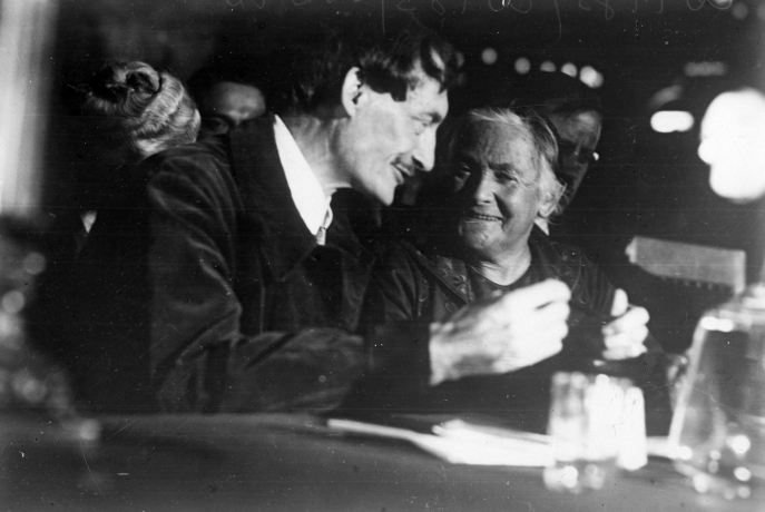 Clara Zetkin-Henri Barbusse, 7 novembre 1927 (RGAKFD : 2-61175)