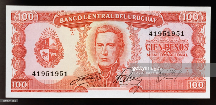Artigas en el billete de 100 pesos Artigas en el billete de 100 pesos