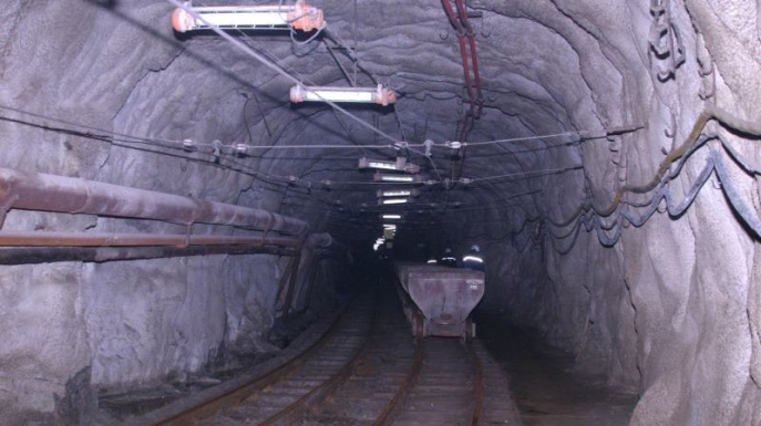 Dans la mine Novokostiantynivska du GZK oriental Dans la mine Novokostiantynivska du GZK oriental