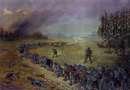 Gino Pessani (1950): La marcia della morde [The Death March].